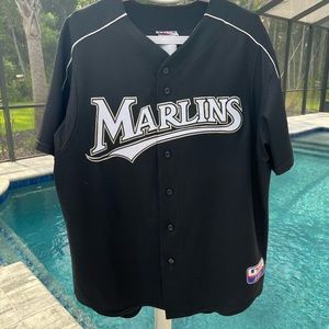 ⚾️ MAJESTIC Florida Miami
Marlins MLB Baseball Jersey